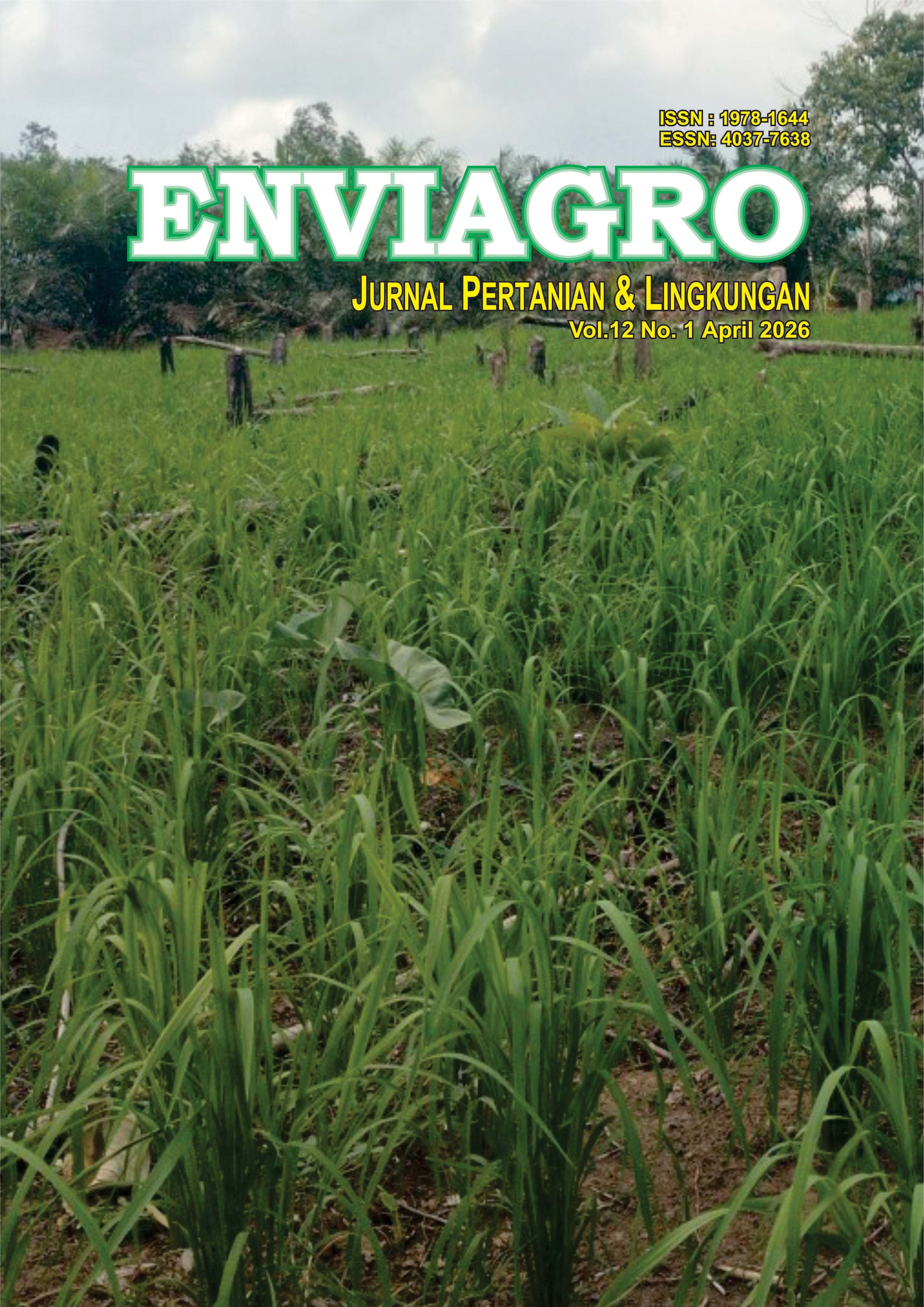 					Lihat Vol 12 No 1 (2026): Enviagro
				