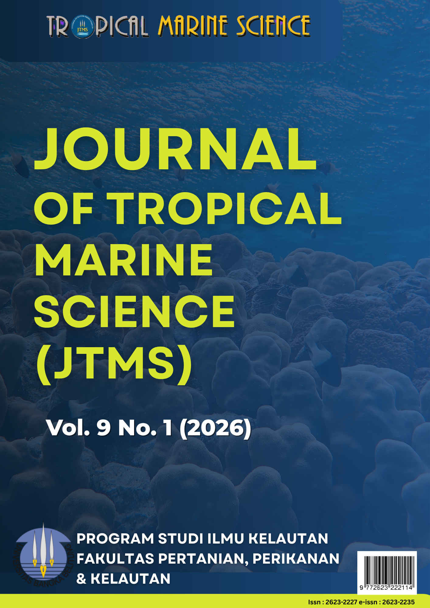 					View Vol. 9 No. 1 (2026): Journal of Tropical Marine Science 
				